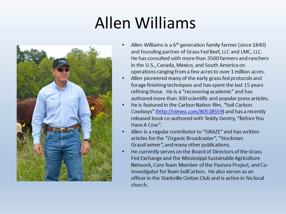 Allen Williams bio slide image