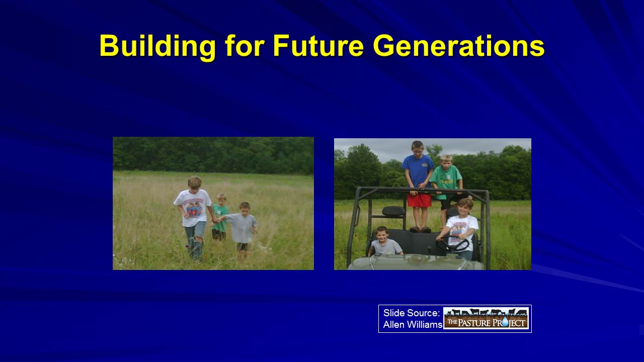 Building for future generations slide image