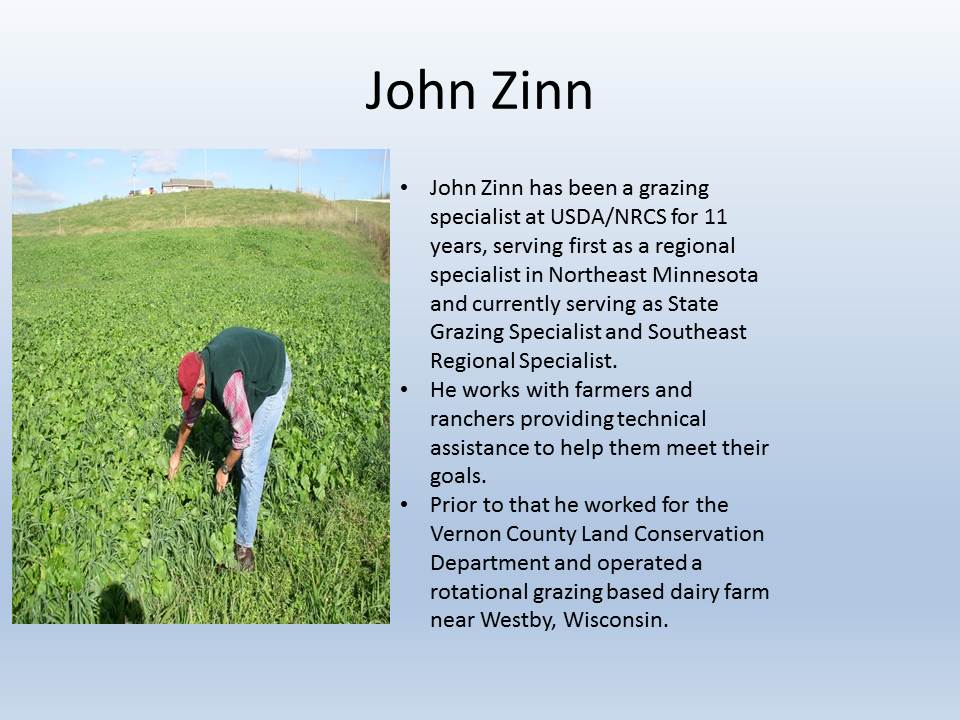 John Zinn Bio slide image