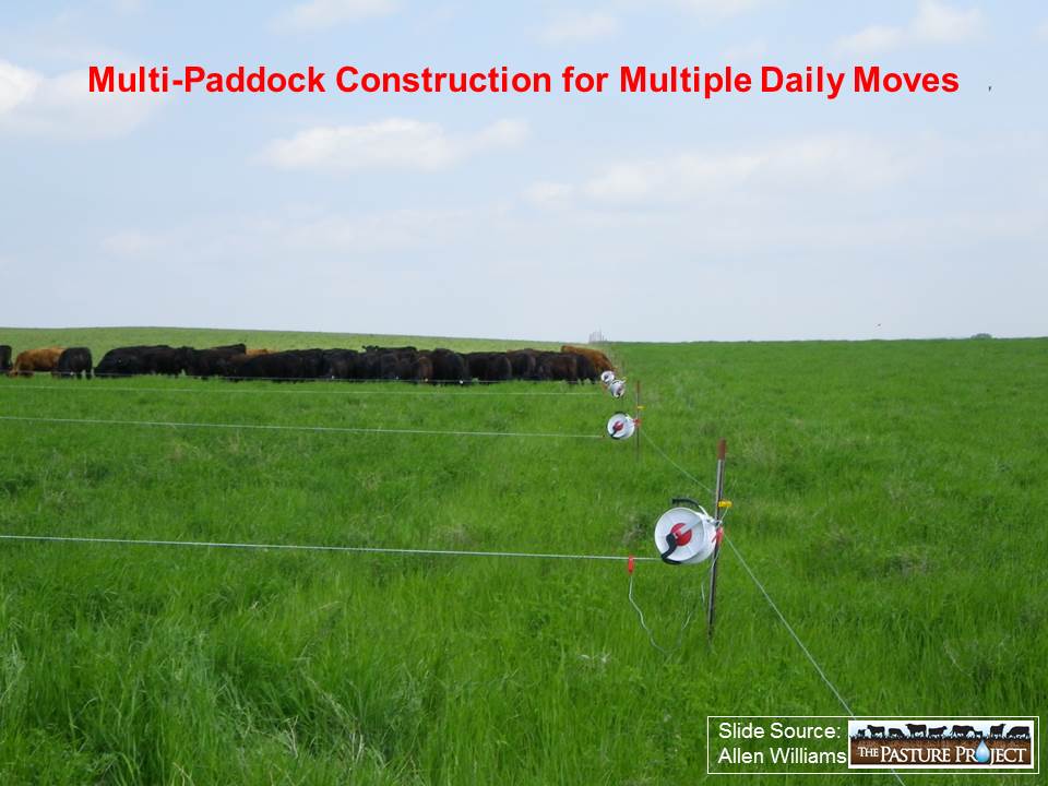 Multi-paddock construction slide image