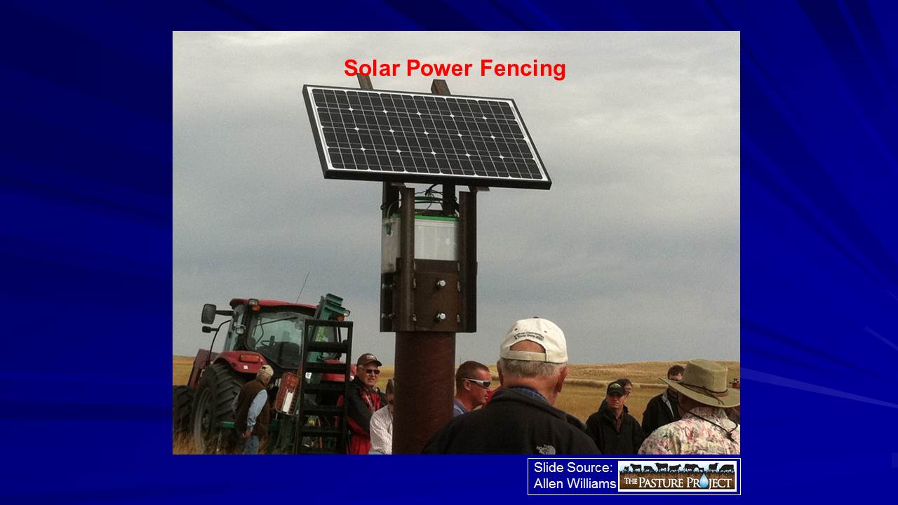 Solar power fencing slide image