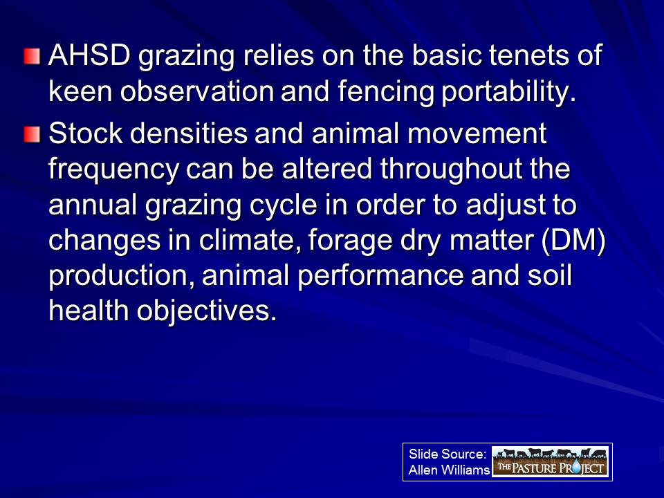 What is AHSD grazing 2 slide image