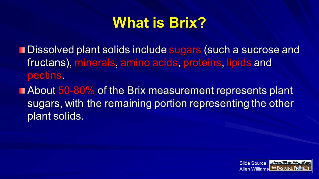 What is Brix slide image