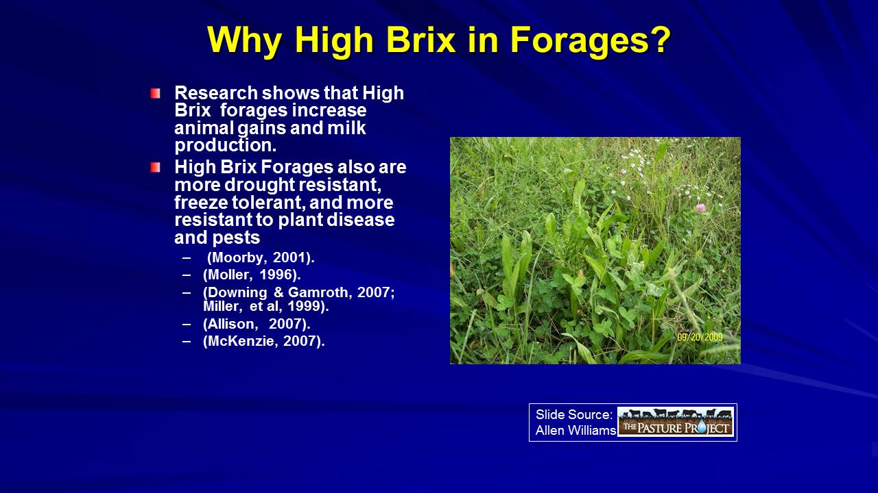 Why high Brix slide image