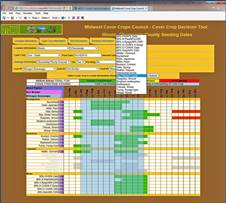 Midwest Cover Crop Council Selector Tool